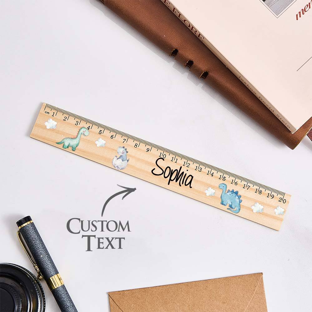 Personalized Wooden Ruler for Kids or Teacher