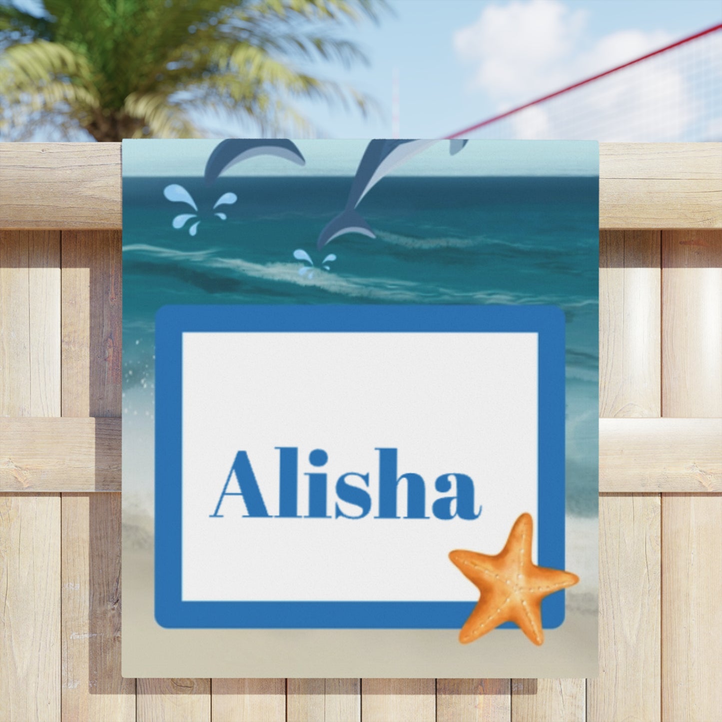 Personalized Kids Ocean Themed Beach Towels