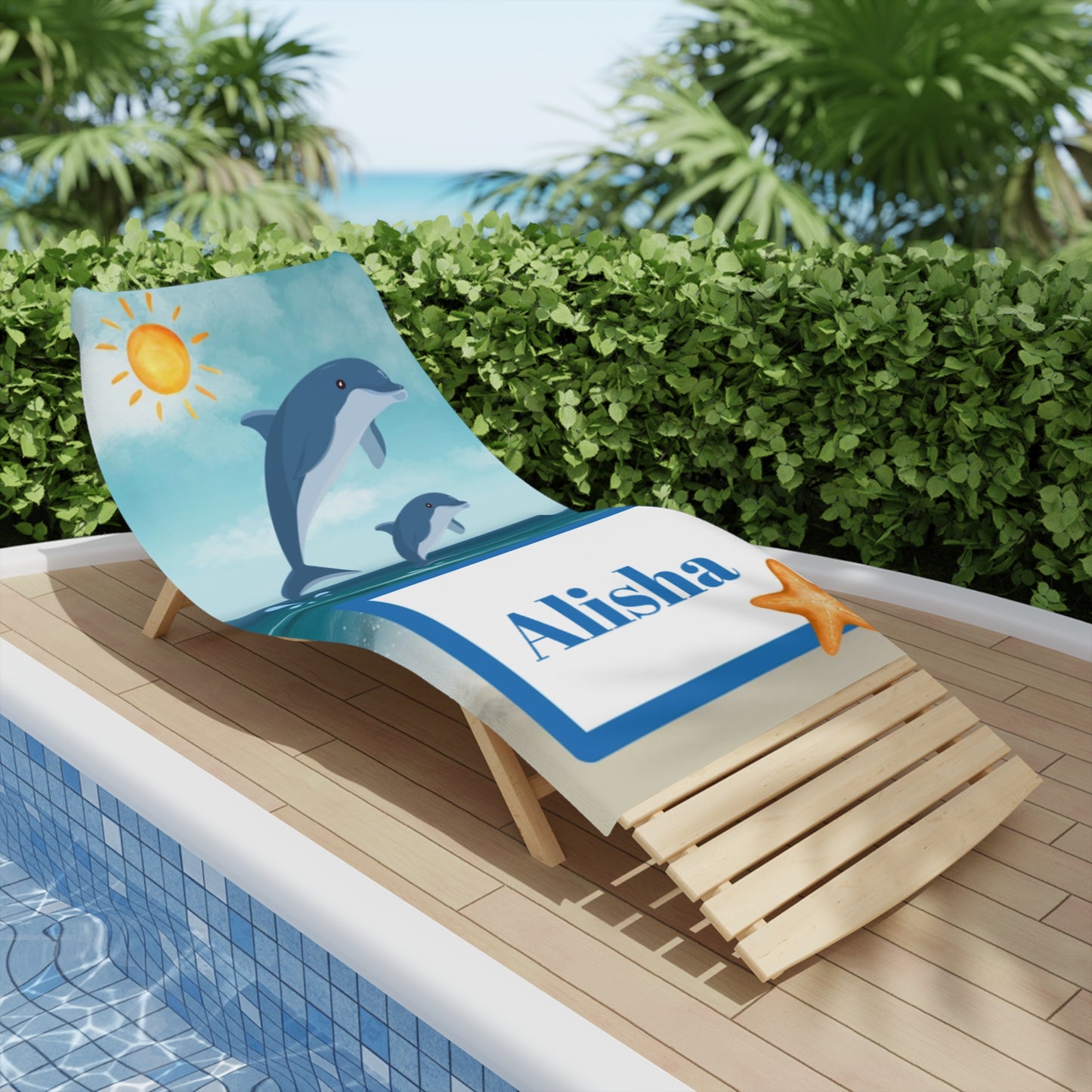 Personalized Kids Ocean Themed Beach Towels