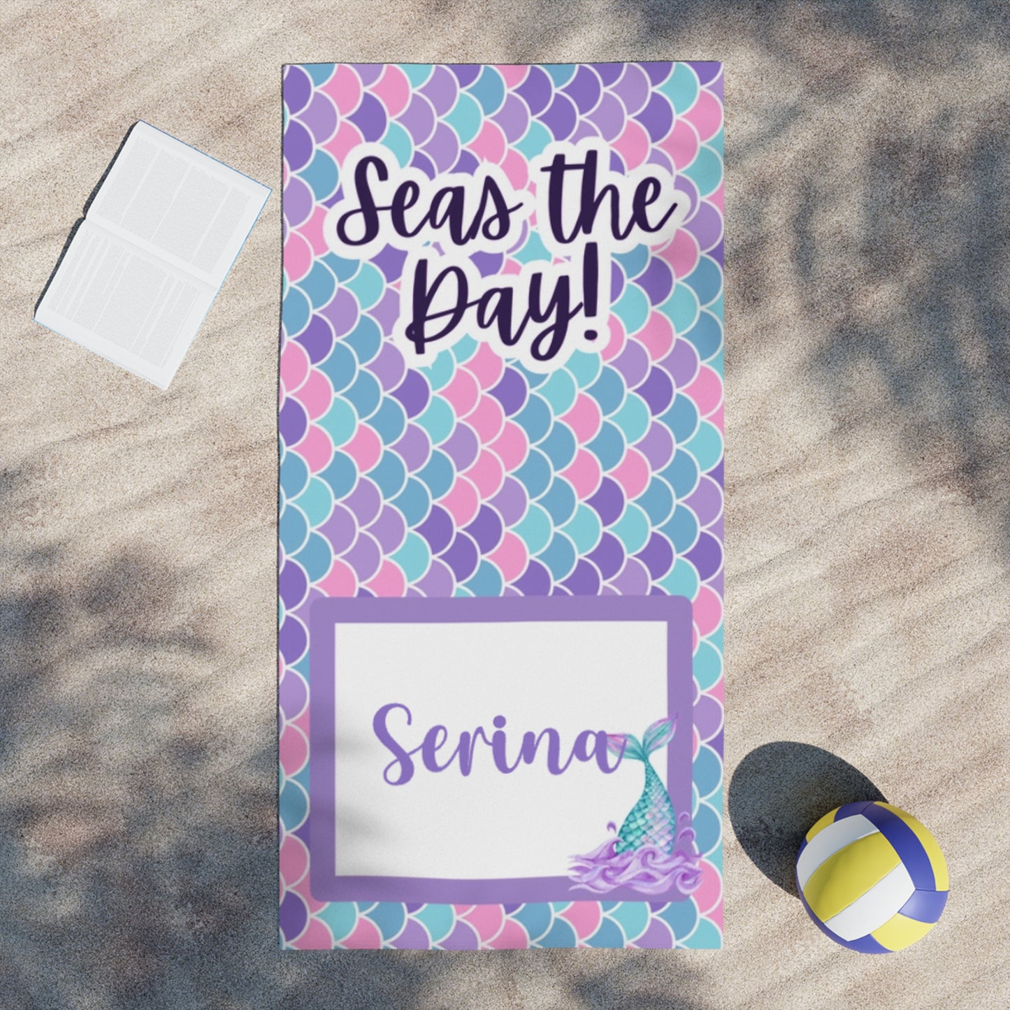 Personalized Kids Ocean Themed Beach Towels