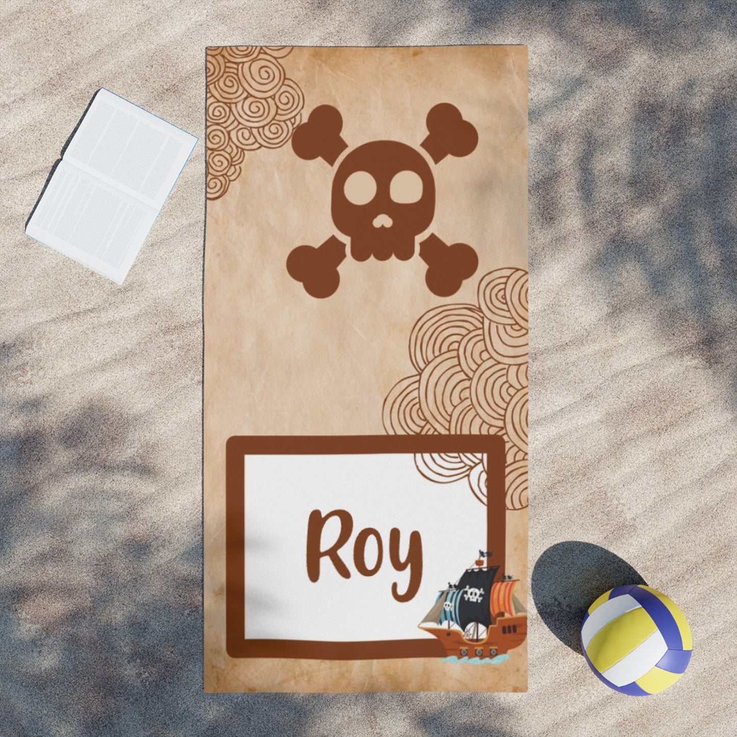 Personalized Kids Ocean Themed Beach Towels