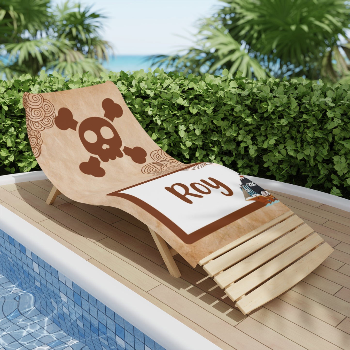Personalized Kids Ocean Themed Beach Towels