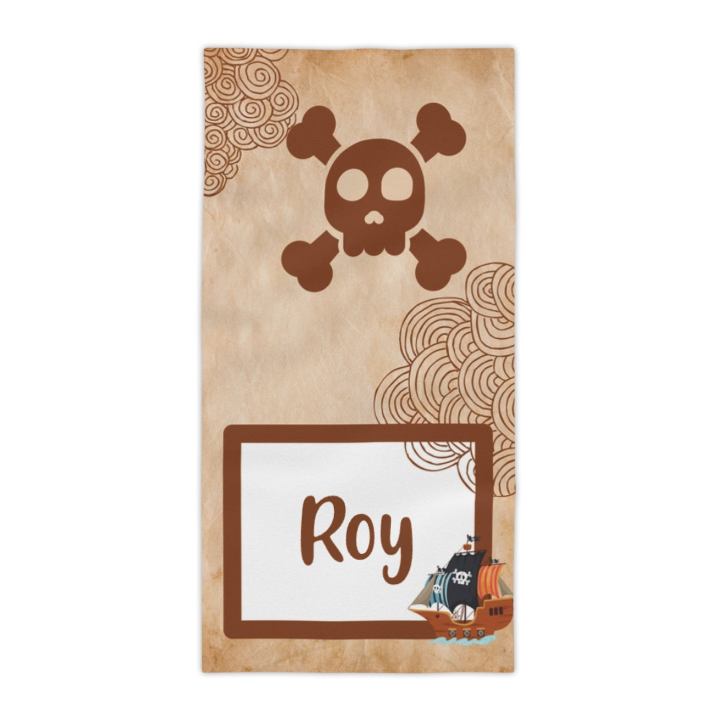 Personalized Kids Ocean Themed Beach Towels