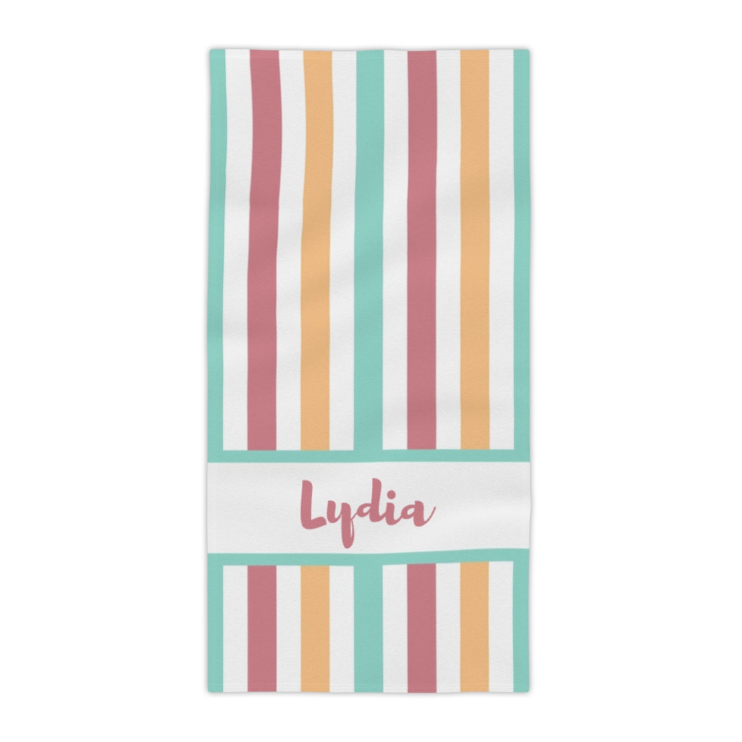 Multi-Color Stripped Beach Towel for Kids and Adults