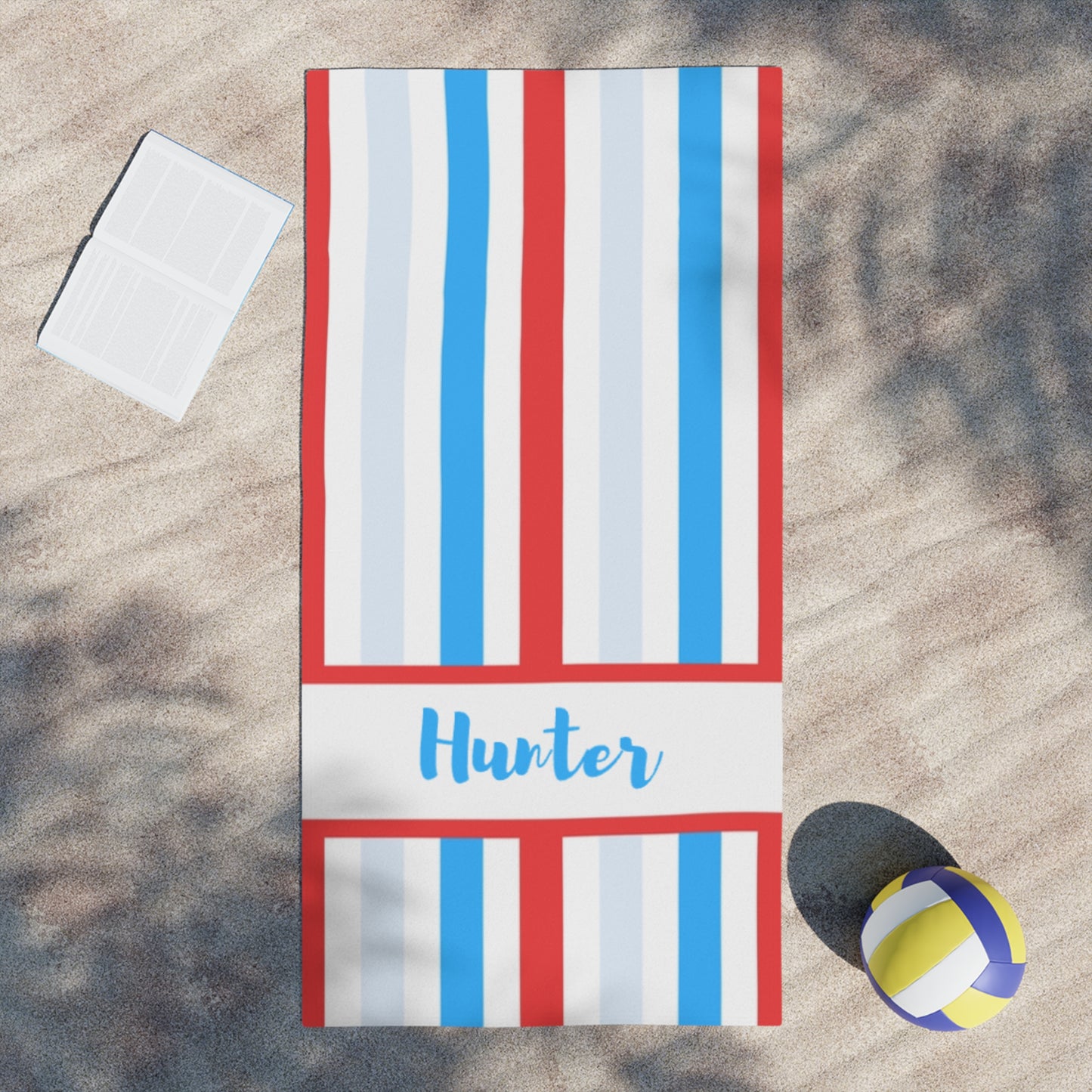 Multi-Color Stripped Beach Towel for Kids and Adults