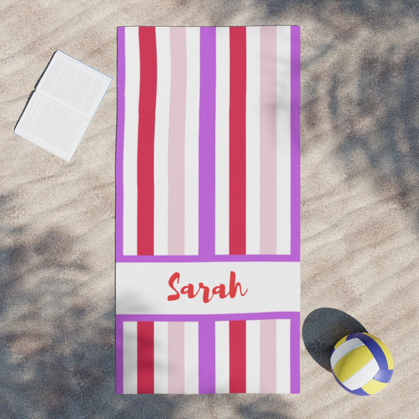 Multi-Color Stripped Beach Towel for Kids and Adults