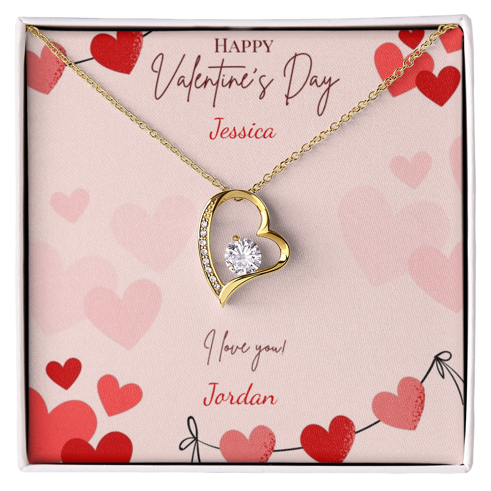 Valentine's Day Forever Love Heart Necklace
