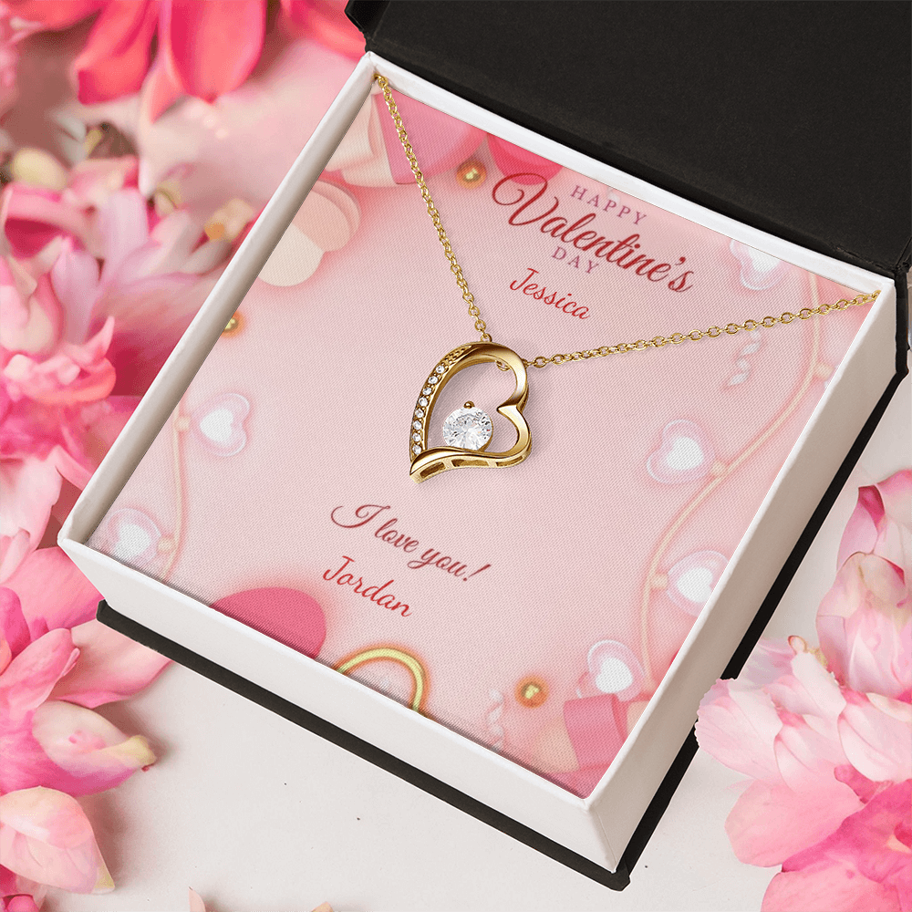 Valentine's Day Forever Love Heart Necklace