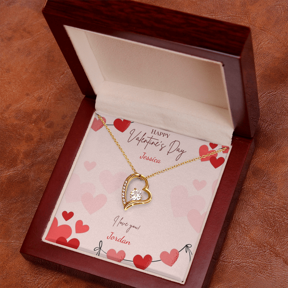 Valentine's Day Forever Love Heart Necklace
