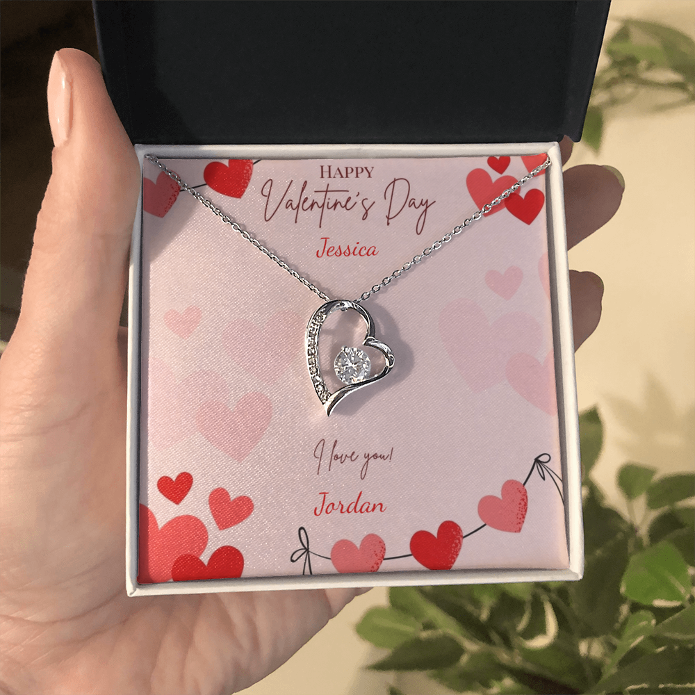 Valentine's Day Forever Love Heart Necklace