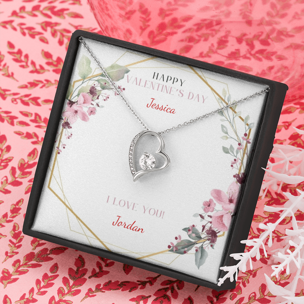 Valentine's Day Forever Love Heart Necklace