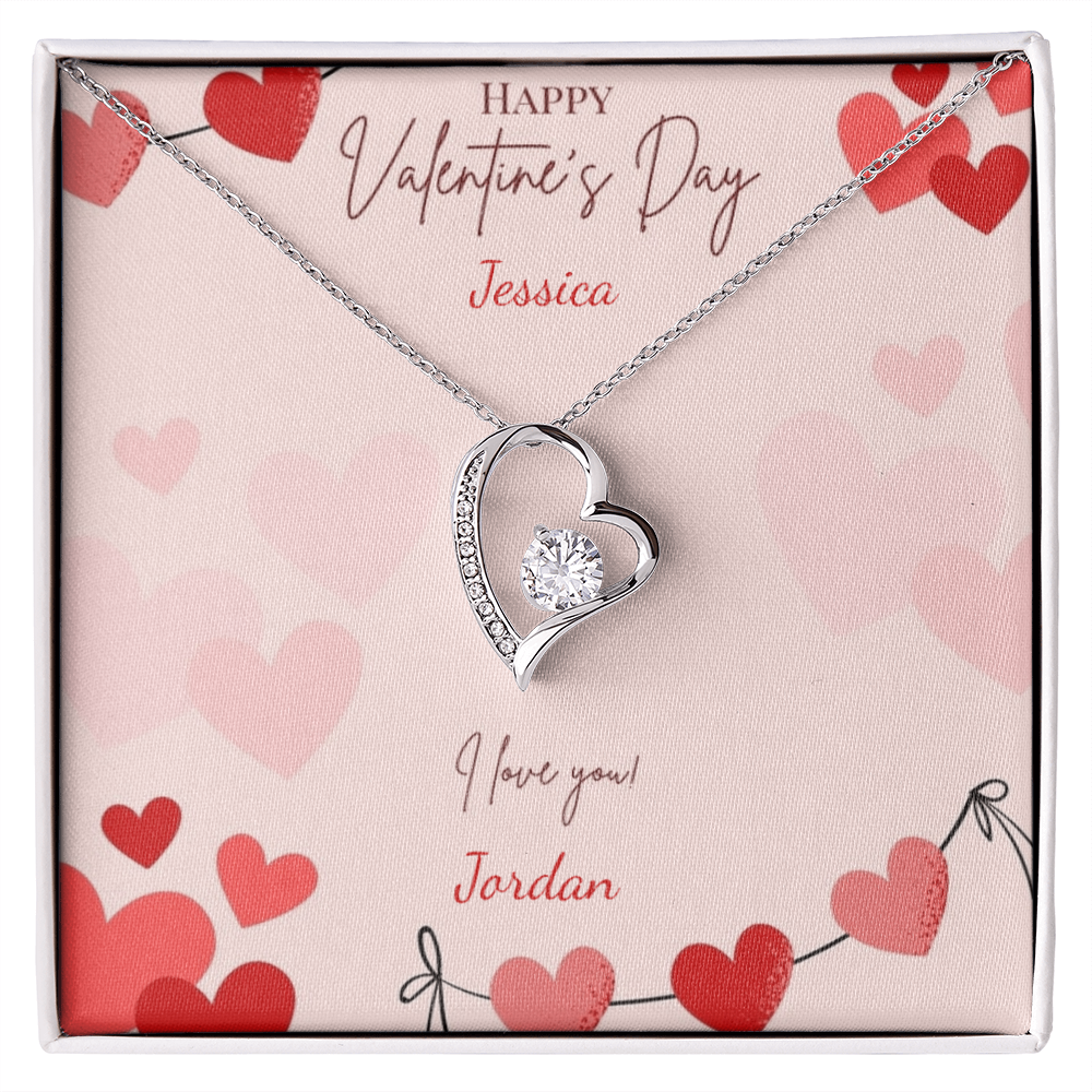 Valentine's Day Forever Love Heart Necklace