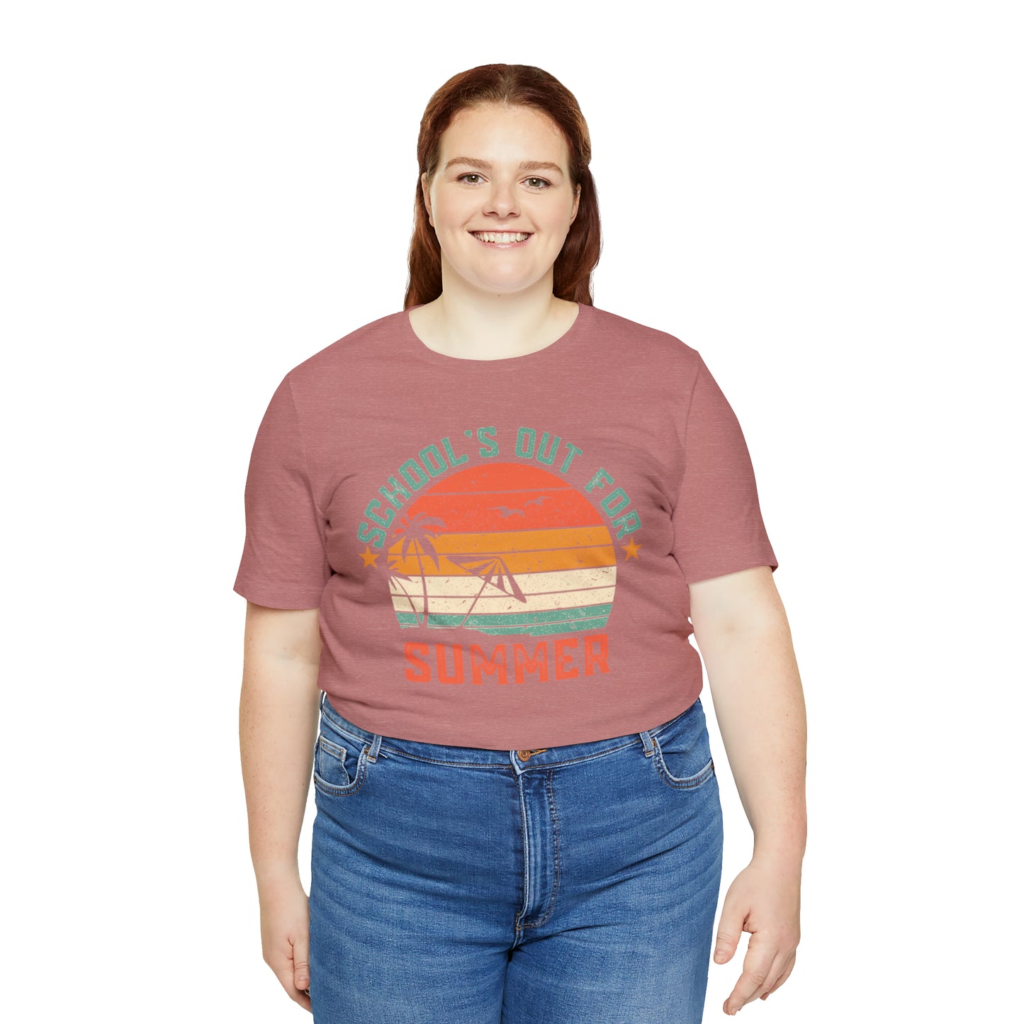 Schools Out For Summer Retro Tropical Shirt