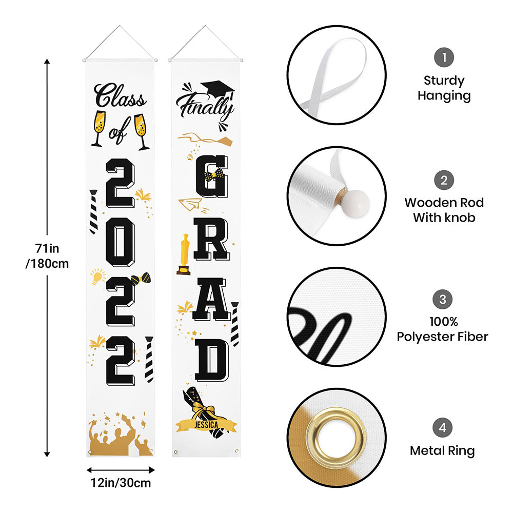 Custom Graduation Door Decoration Banner Set