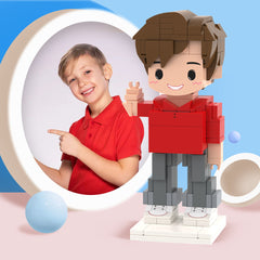 Full Body Customizable Brick Figure for Kids, Son or Nephew