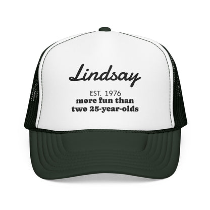 Personalized 50th Birthday Foam Trucker Hat