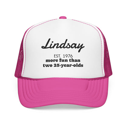 Personalized 50th Birthday Foam Trucker Hat