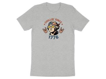 George Washington with bandana, sunglasses, and "Chillin' Since 1776" text.