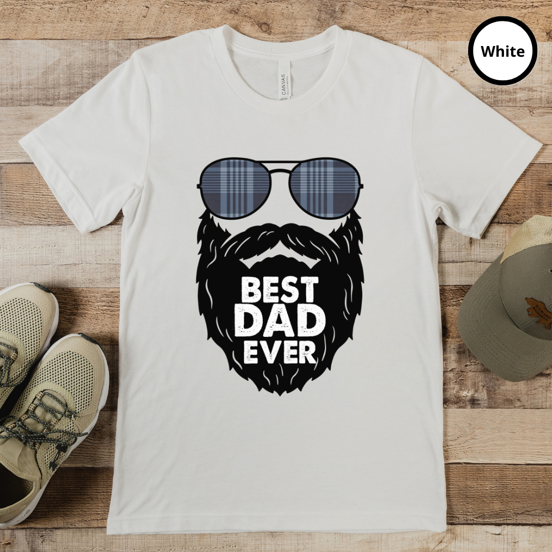 Best Dad Ever Beard TShirt