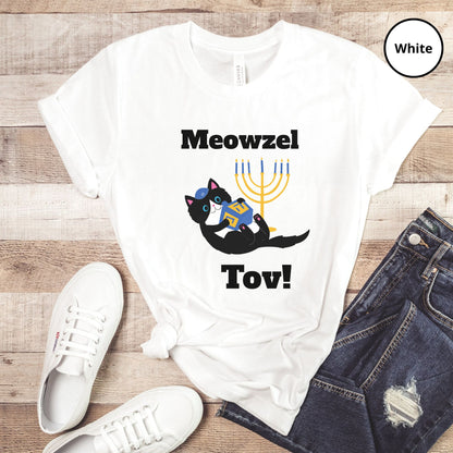 Meowzel Tov Hanukkah Shirt