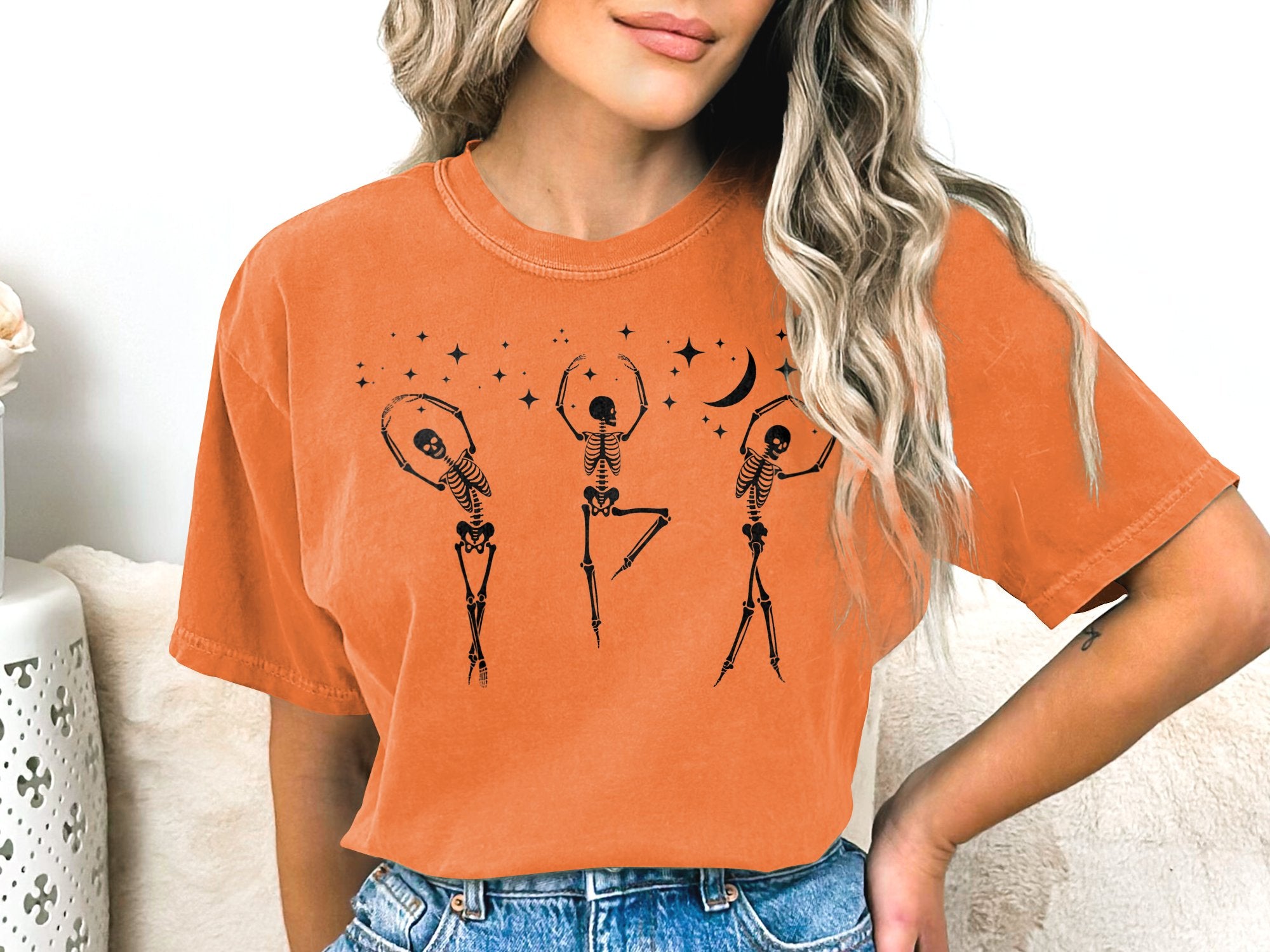 Dancing Ballet Skeletons Black Comfort Colors® Shirt, Color Blast Tee, Sweatshirt or Hoodie