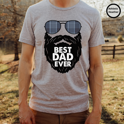 Best Dad Ever Beard TShirt