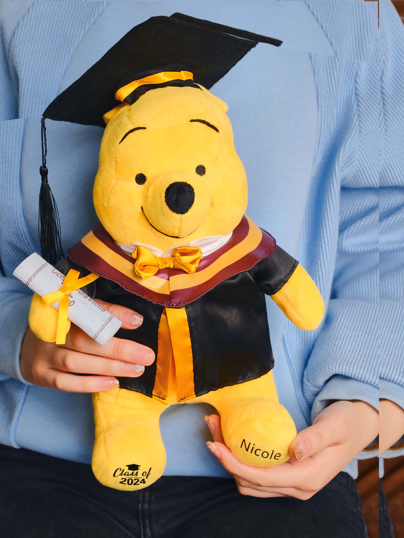 Custom Graduation Bear Stuffed Animal Toy