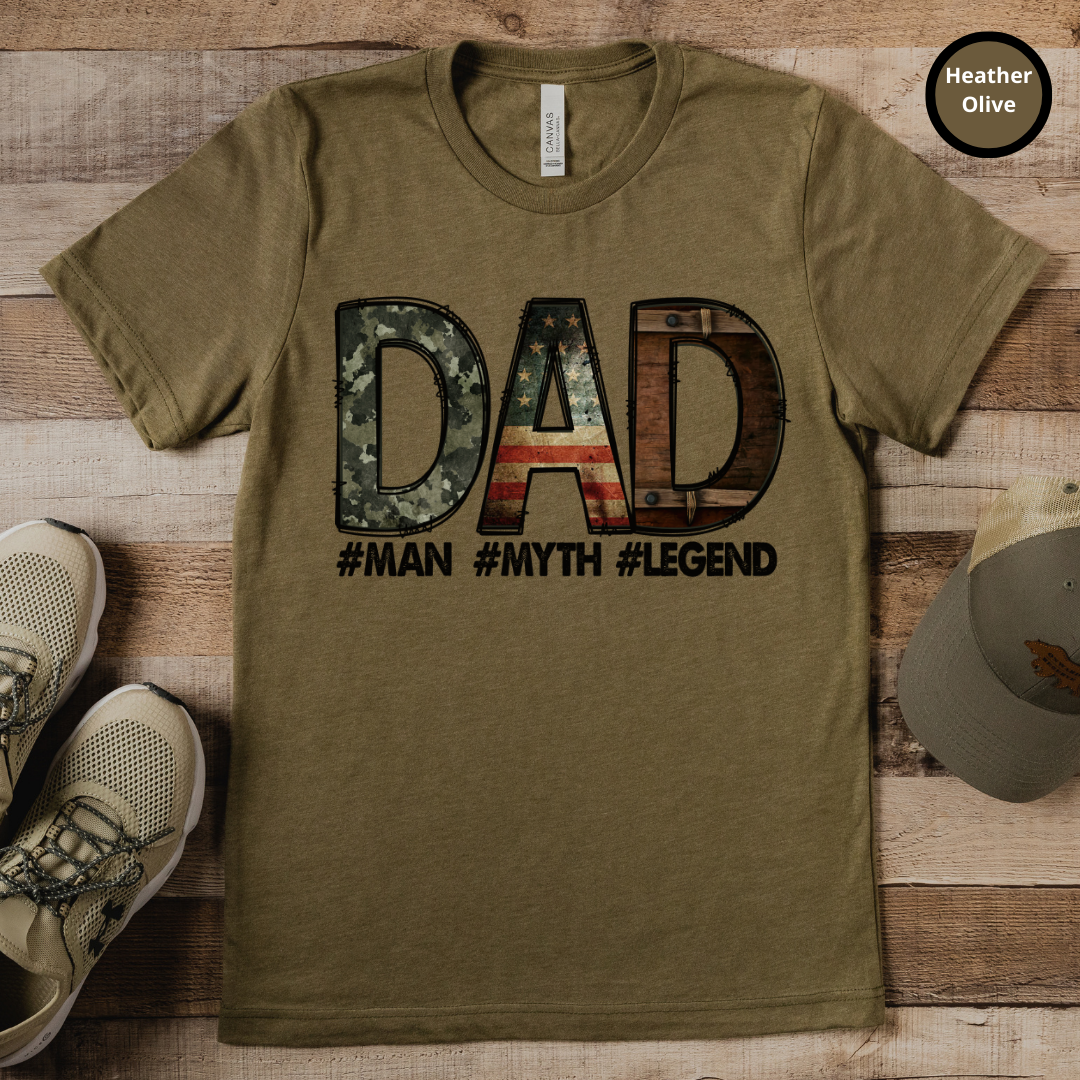 Dad Man Myth Legend Shirt