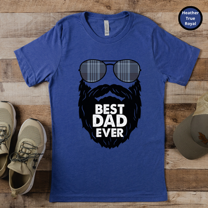 Best Dad Ever Beard TShirt