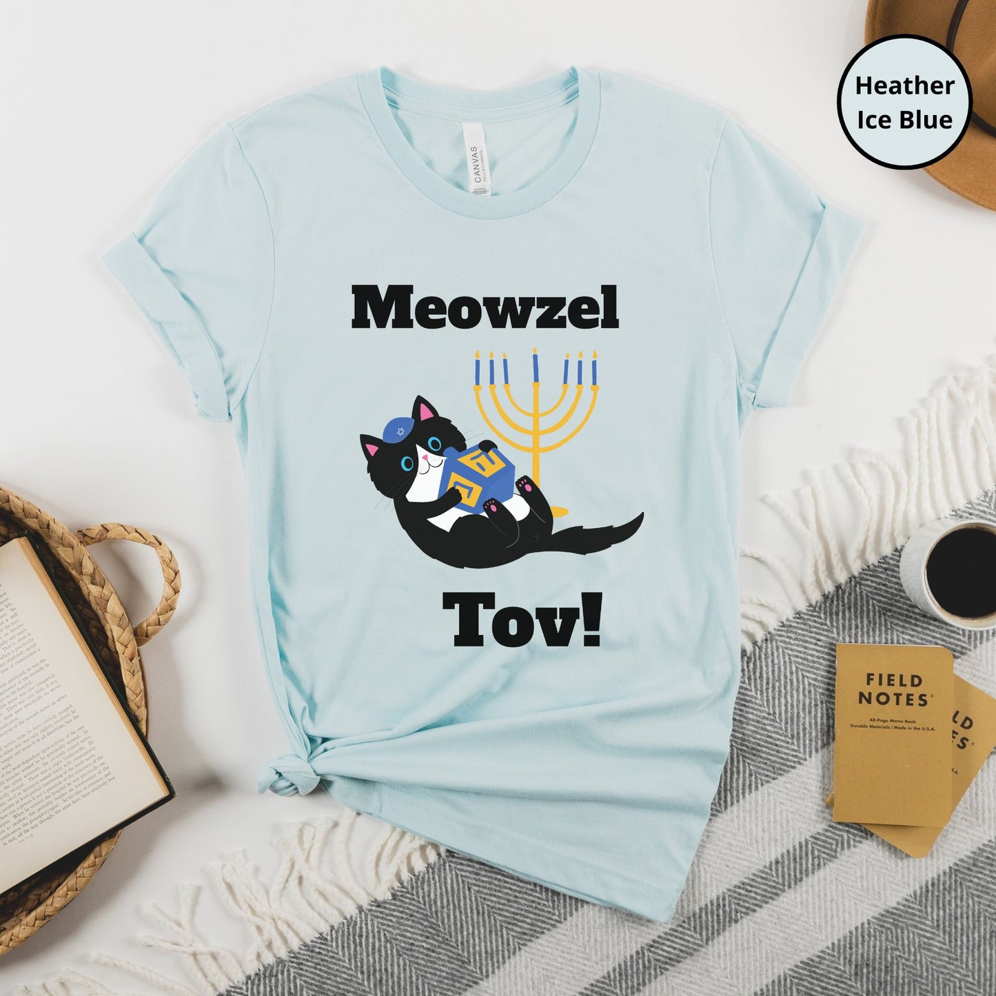 Meowzel Tov Hanukkah Shirt