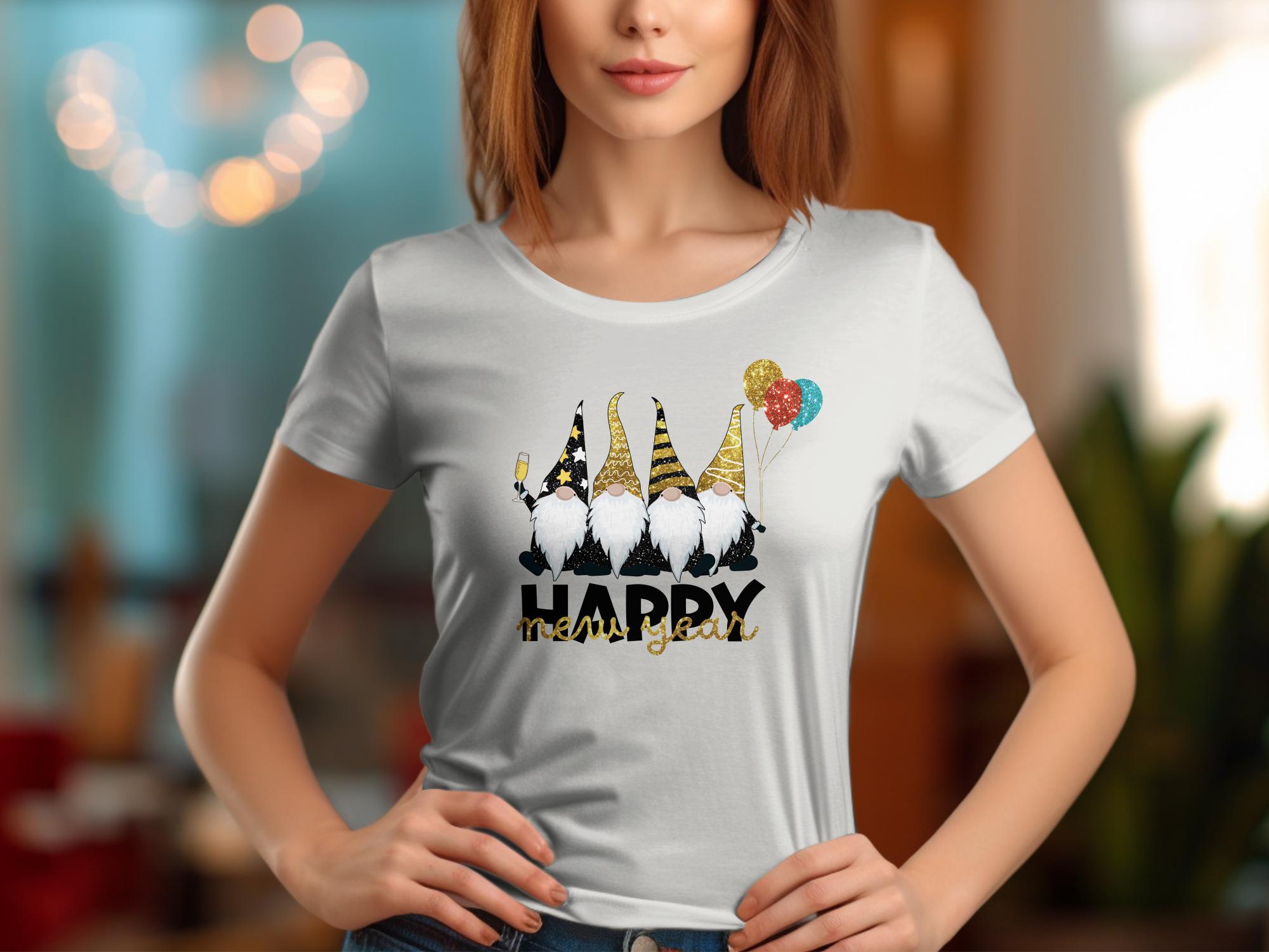 Gnomes Happy New Year Shirt, Sweatshirt and Tank, New Year Party, New Year Shirt