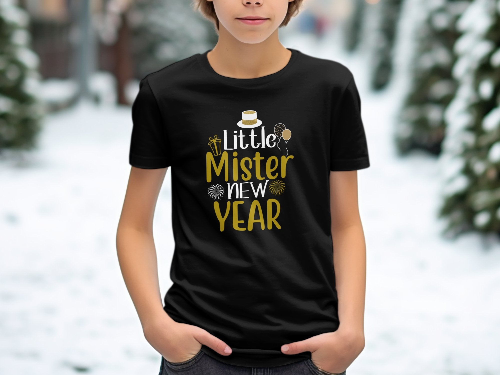 Little Mister New Year Shirt, Sweatshirt and Tank, New Year Party, New Year Shirt