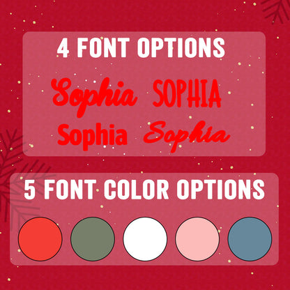 Personalized Baby's First Christmas Ornament with Name First Christmas Ornament for New Baby Gift