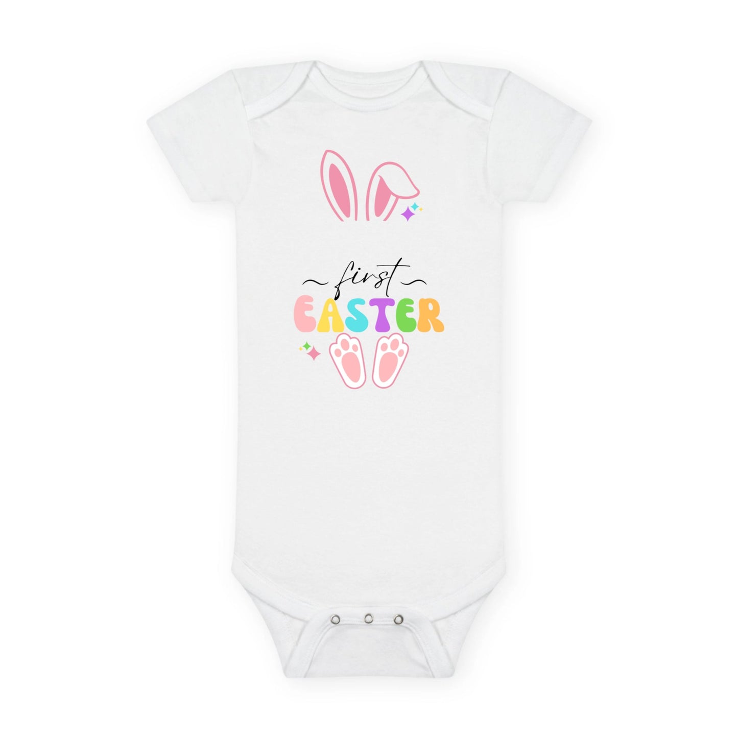 Personalized First Easter Organic Onesie®