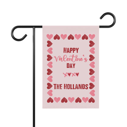 XOXO Hearts Valentine's Day Garden Flag