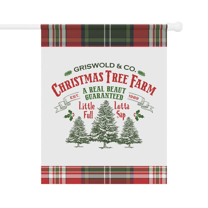 Griswold Christmas Tree Farm Garden & House Banner, National Lampoon's Christmas Vacation, Christmas Flag, Holiday Decorations