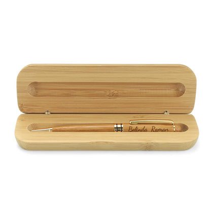 Personalized Engraved Pen Set with Wooden Box Gift for Graduation