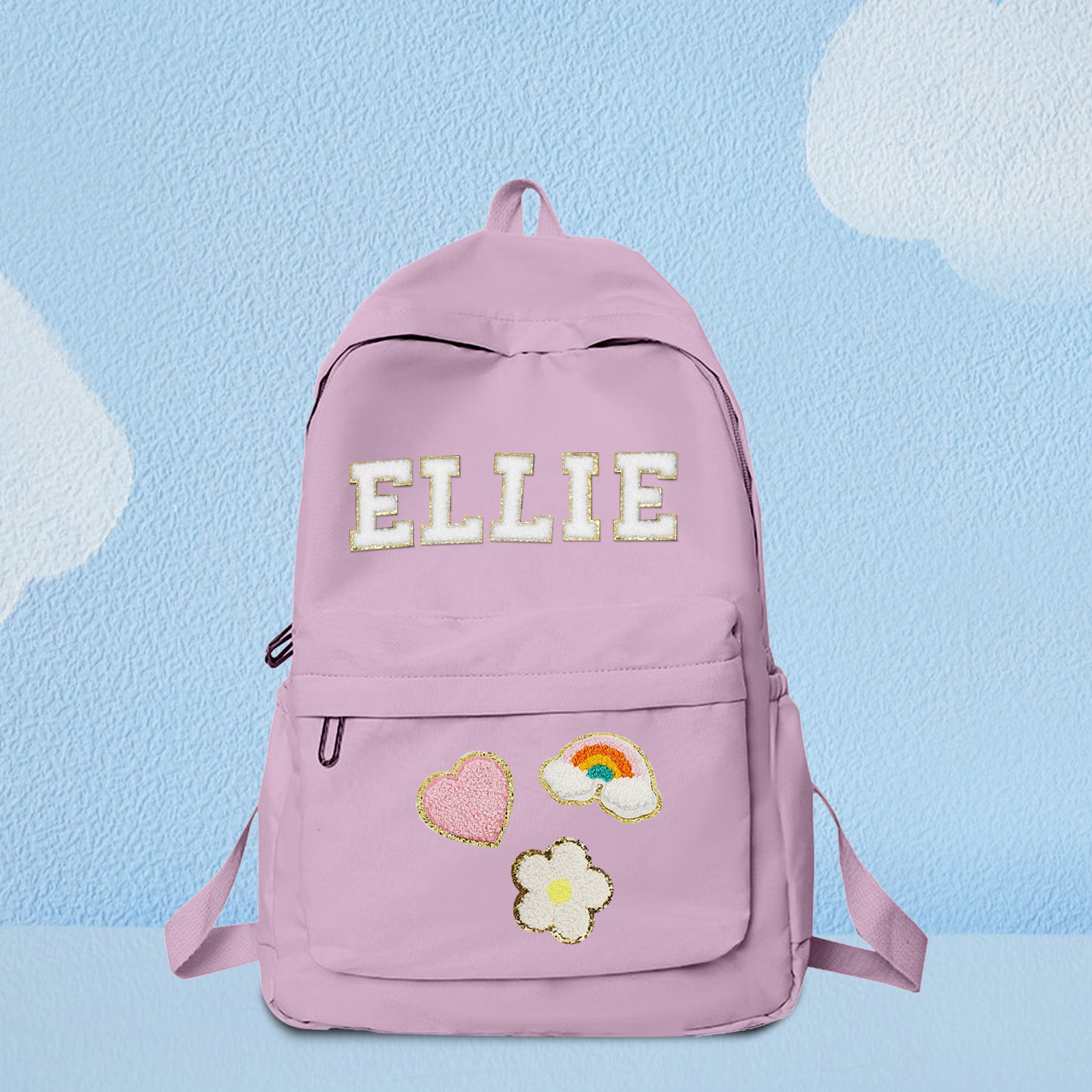 Personalized Backpack and Lunchbox with Custom Name Patches