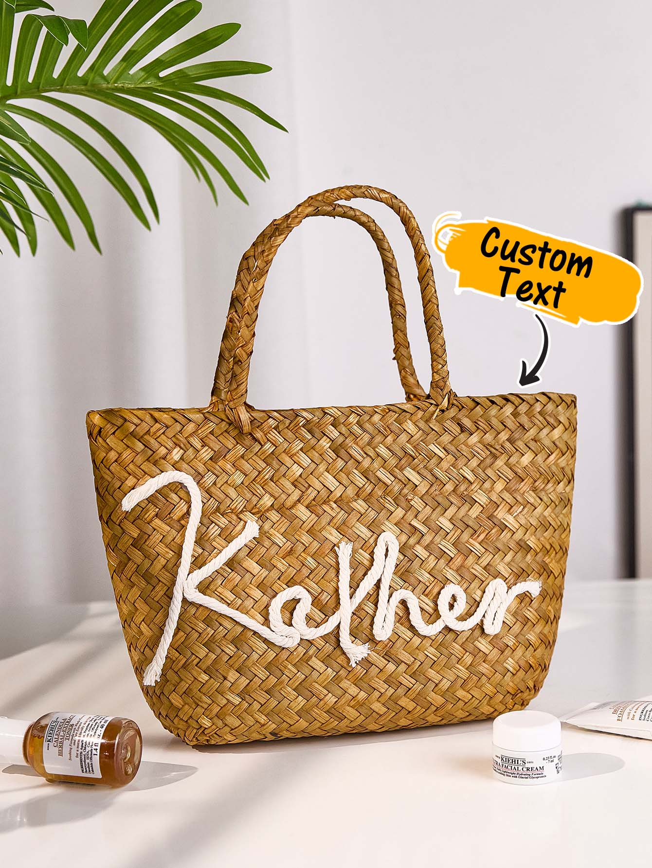 Personalized Handmade Bohemian Bucket Bag with Name