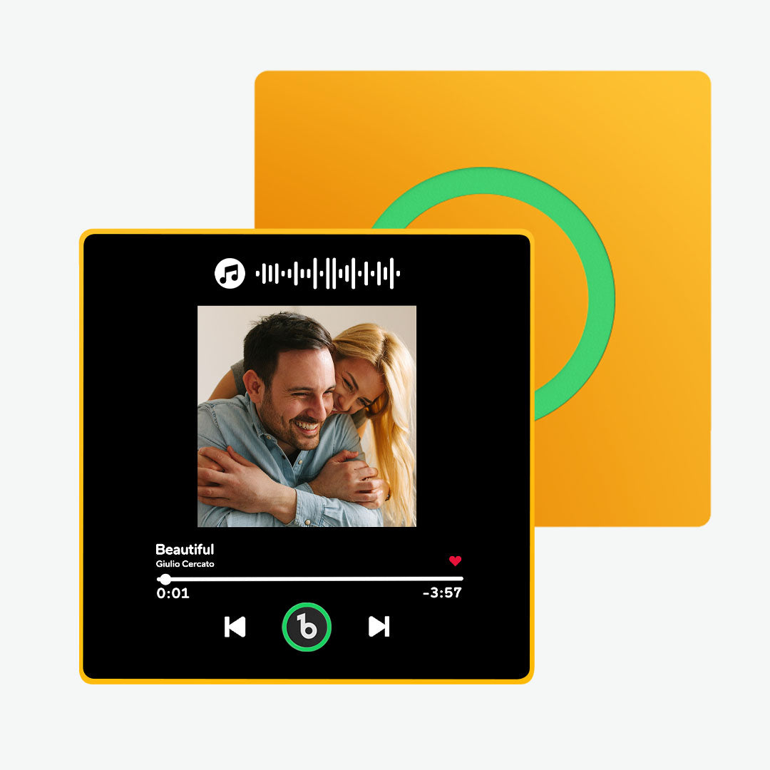 FridgeBeats Framed Custom Photo Song Code Fridge Magnet