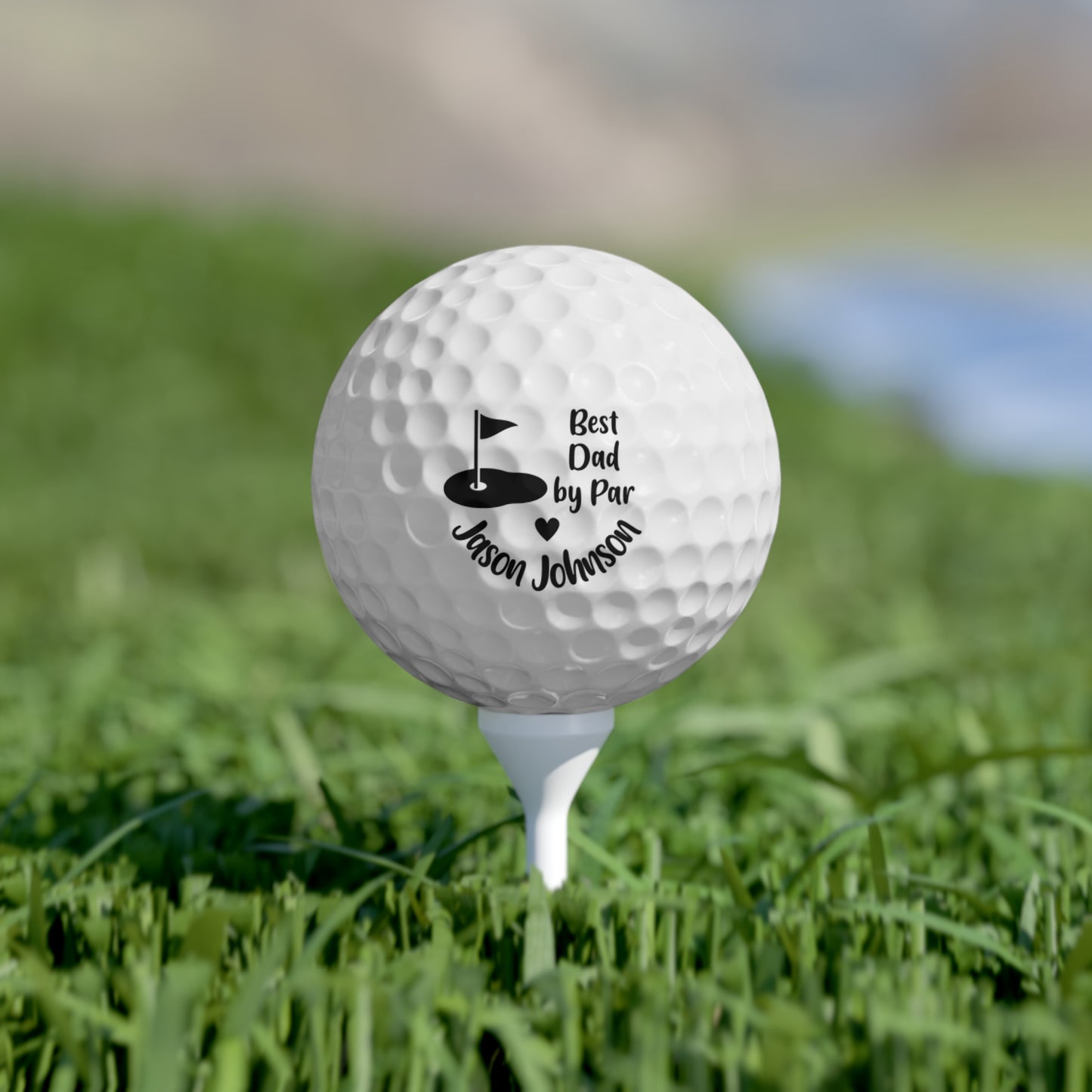 Best Person by Par Pack of Six Golf Balls
