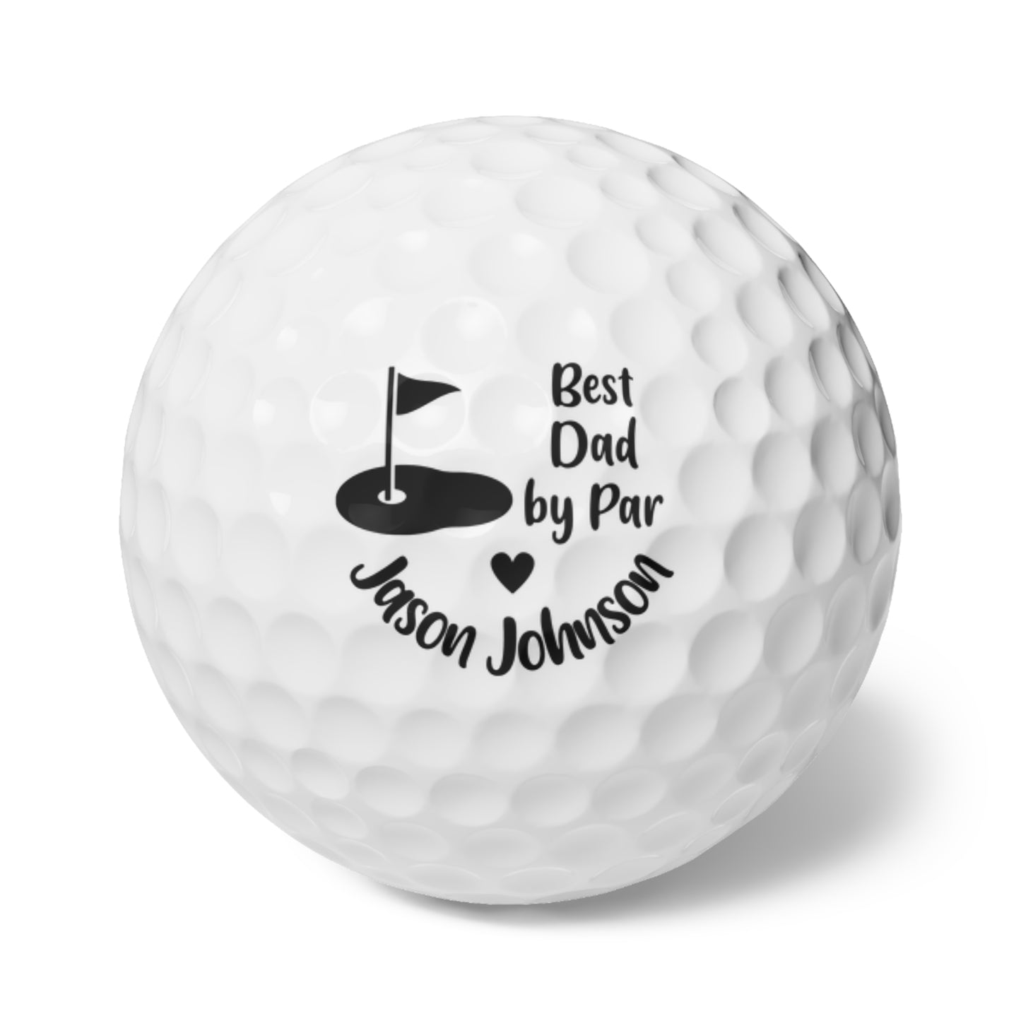 Best Person by Par Pack of Six Golf Balls