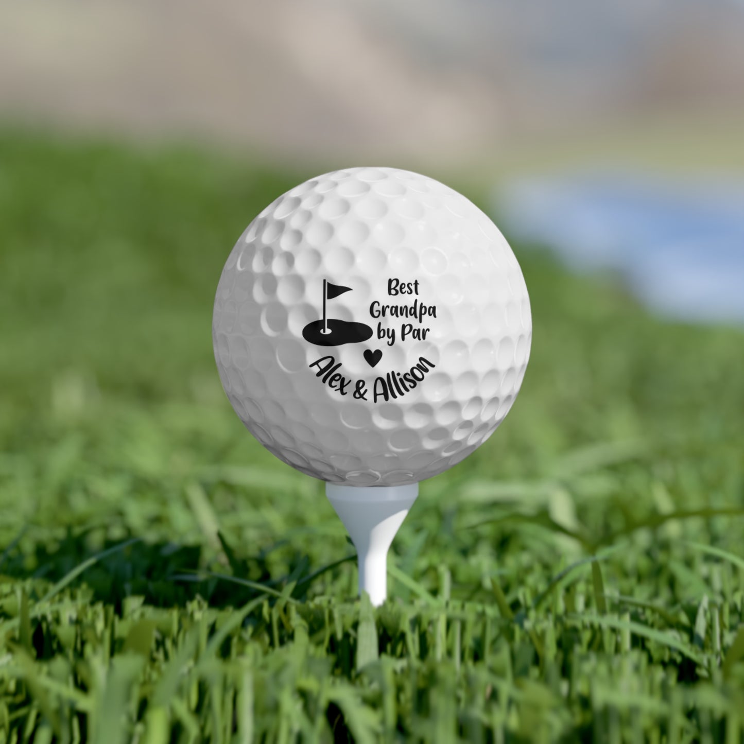 Best Person by Par Pack of Six Golf Balls