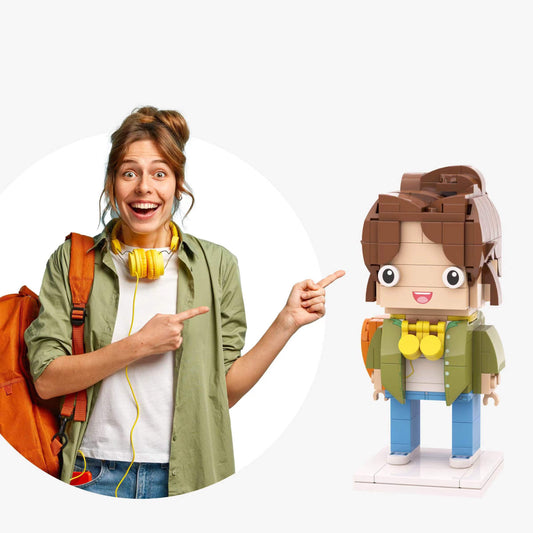 Brick Figure Female Full Body Customizable