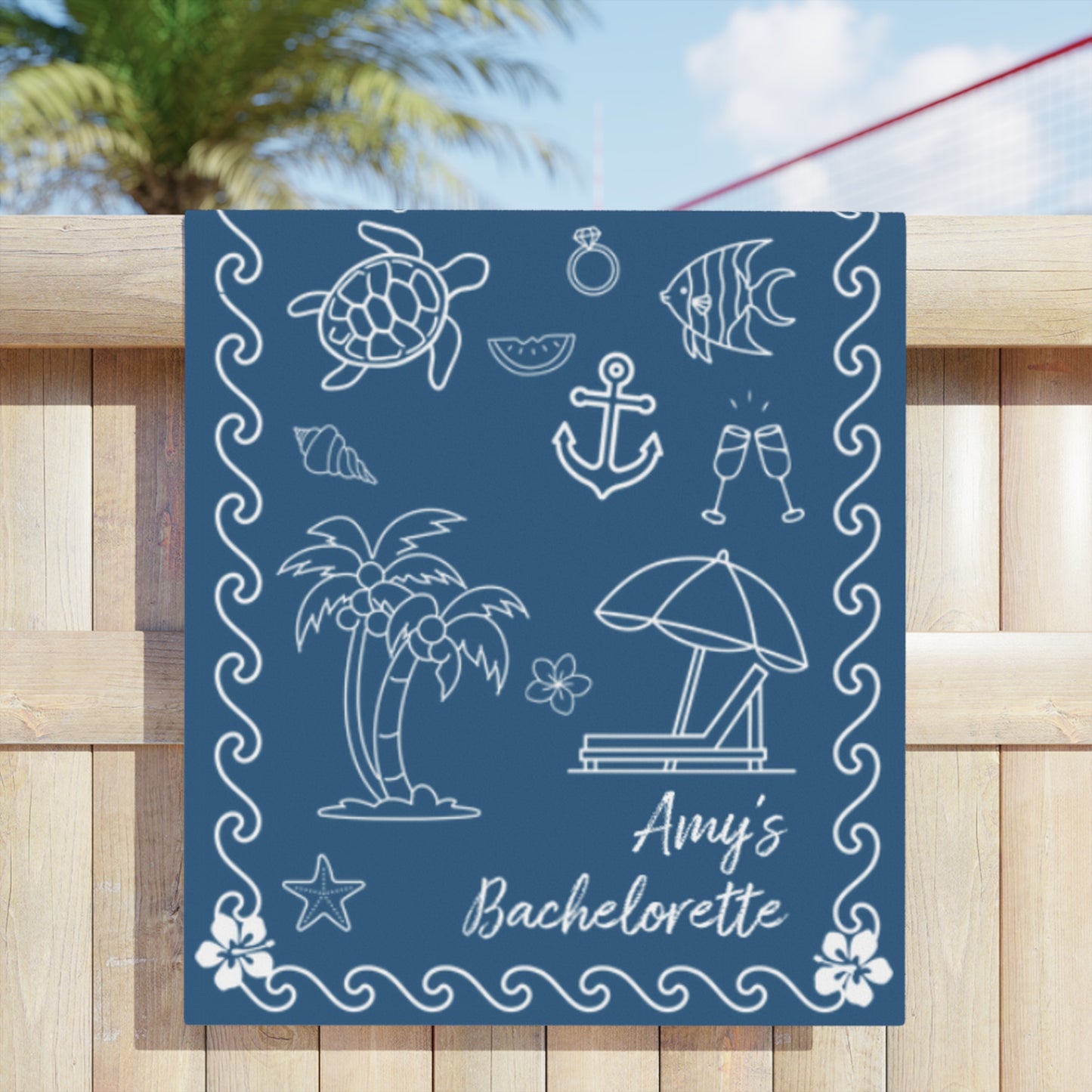 Bridal Icon Beach Towel
