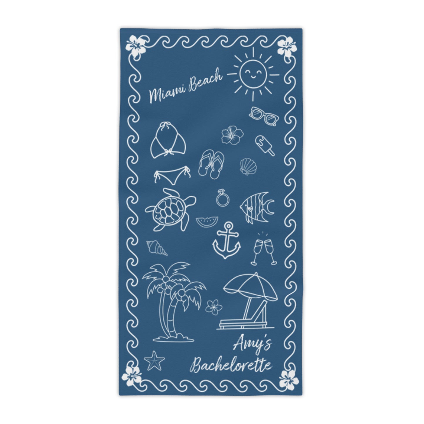 Bridal Icon Beach Towel
