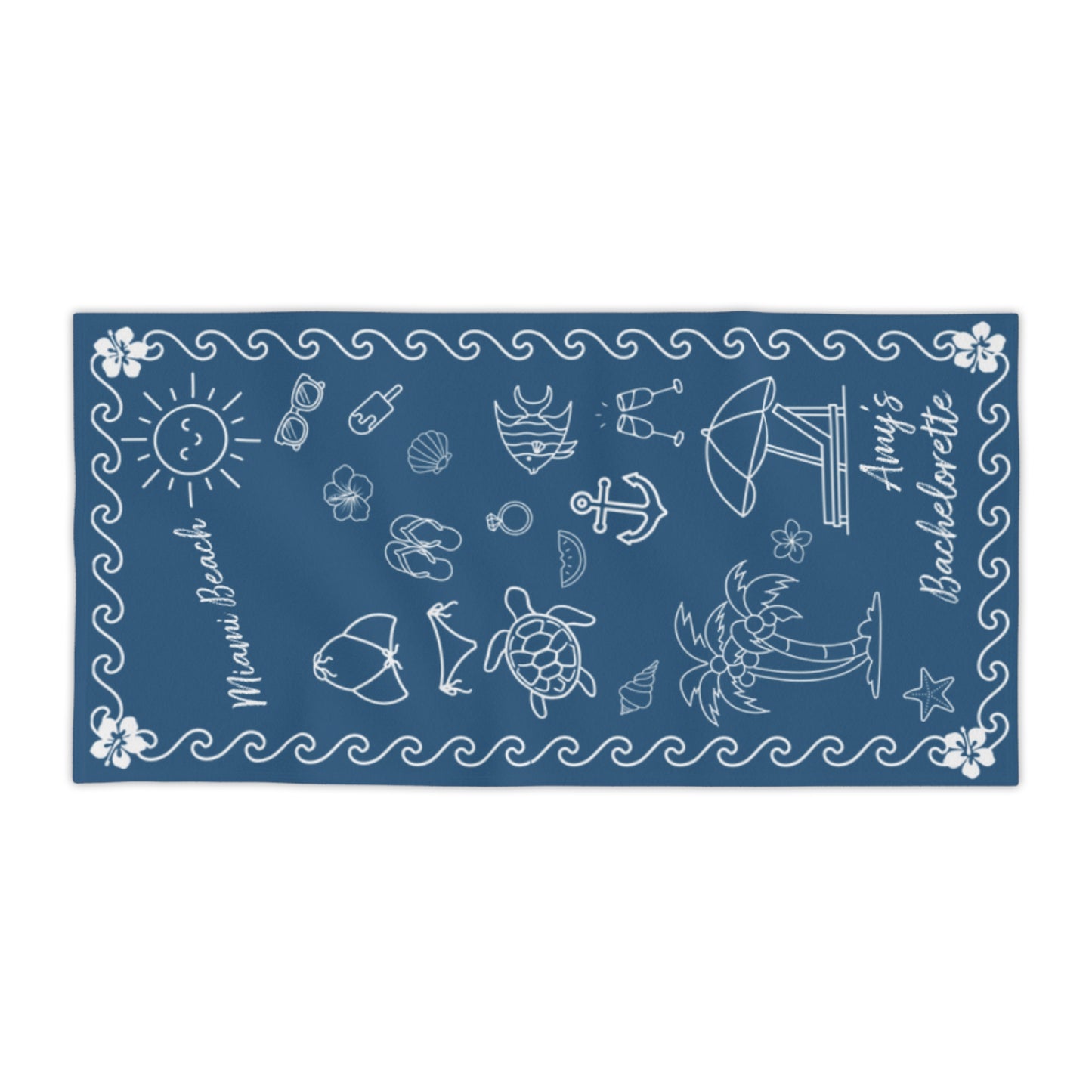 Bridal Icon Beach Towel
