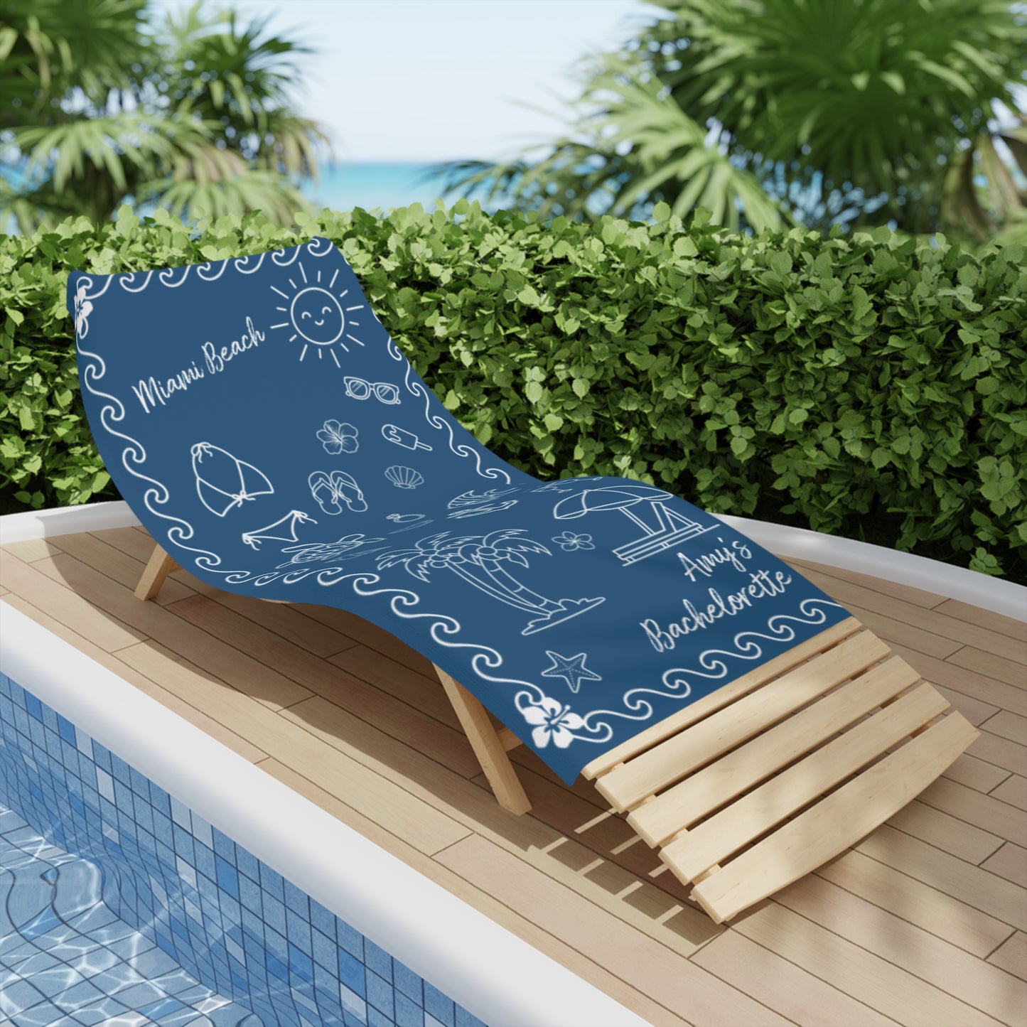 Bridal Icon Beach Towel