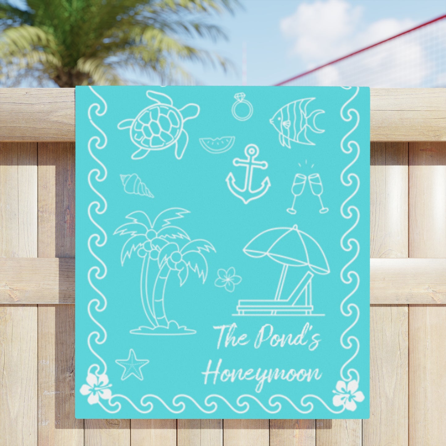 Bridal Icon Beach Towel