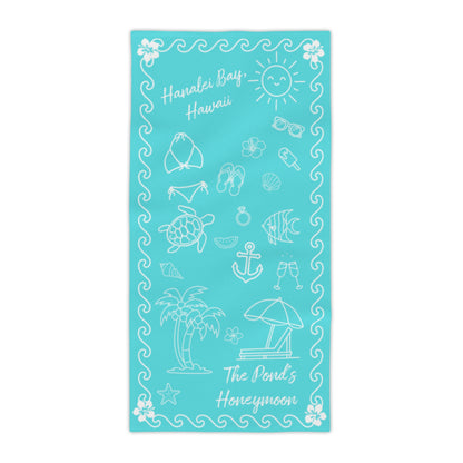 Bridal Icon Beach Towel